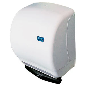DISPENSADOR TOALLA CON PALANCA FRONTAL TECNOP BLANCO