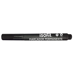 MARCADOR ISOFIT PERMANENTE PUNTA BISELADA COLORES