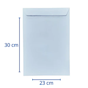 SOBRE SACO CARTA  BLANCO 23X30 