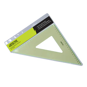 ESCUADRA BISELADA NEOLITE 30 CM PLASTICA 