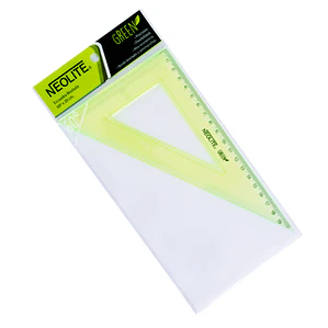 ESCUADRA NEOLITE 60° 20 CM PLÁSTICO