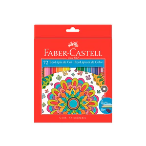 LÁPIZ COLOR FABER CASTELL LARGO 72 COLORES 