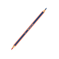 LÁPIZ BICOLOR FABER-CASTELL HEXAGONAL 737 ROJO-AZUL
