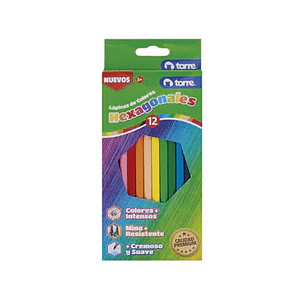 LAPIZ COLOR 12UN. LARGO TORRE