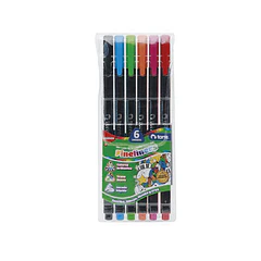 LAPIZ FIBRA ESTUCHE COLORES FINELINER TORRE 