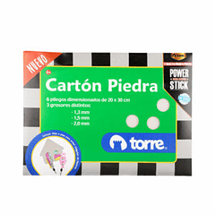 CARPETA ARTE TORRE CARTÓN PIEDRA 20 CM 30CM