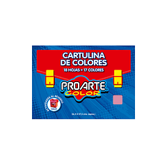 CARPETA ARTE PROARTE CARTULINA 18HJS 