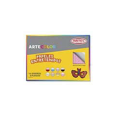 CARPETA ARTE COLOR ARTEL PAPEL ENTRENTENIDO 16PLIEGOS 