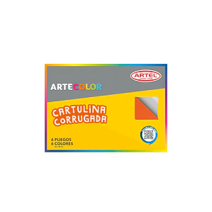 CARPETA ARTE ARTEL CARTULINA CORRUGADA 6 PLIEGOS 