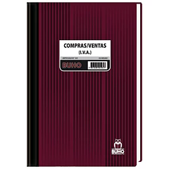 LIBRO COMPRA/VENTA BUHO BOLETA /FACTURA 52HJS 