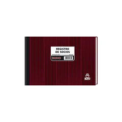 LIBRO DE REGISTRO BUHO SOCIO 50 HOJAS 