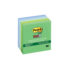 CUBO NOTAS ADHESIVAS 3M POST IT 654 COLORES 