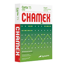 RESMA DE PAPEL CARTA CHAMEX 216X279 75GR 