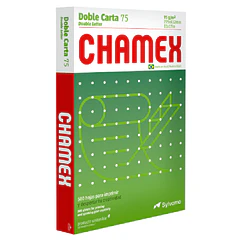 RESMA DE PAPEL  DOBLE CARTA 279X432MM 75G CHAMEX 