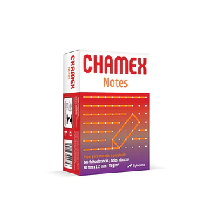 TACO CHAMEX NOTES 80X115 MM 300 HOJAS