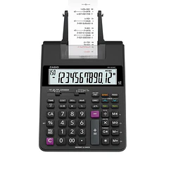 CALCULADORA CONTABLE CASIO HR-100RC 12 DÍGITOS SUMADORA