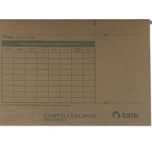 CARPETA COLGANTE TORRE  ESTÁNDAR
