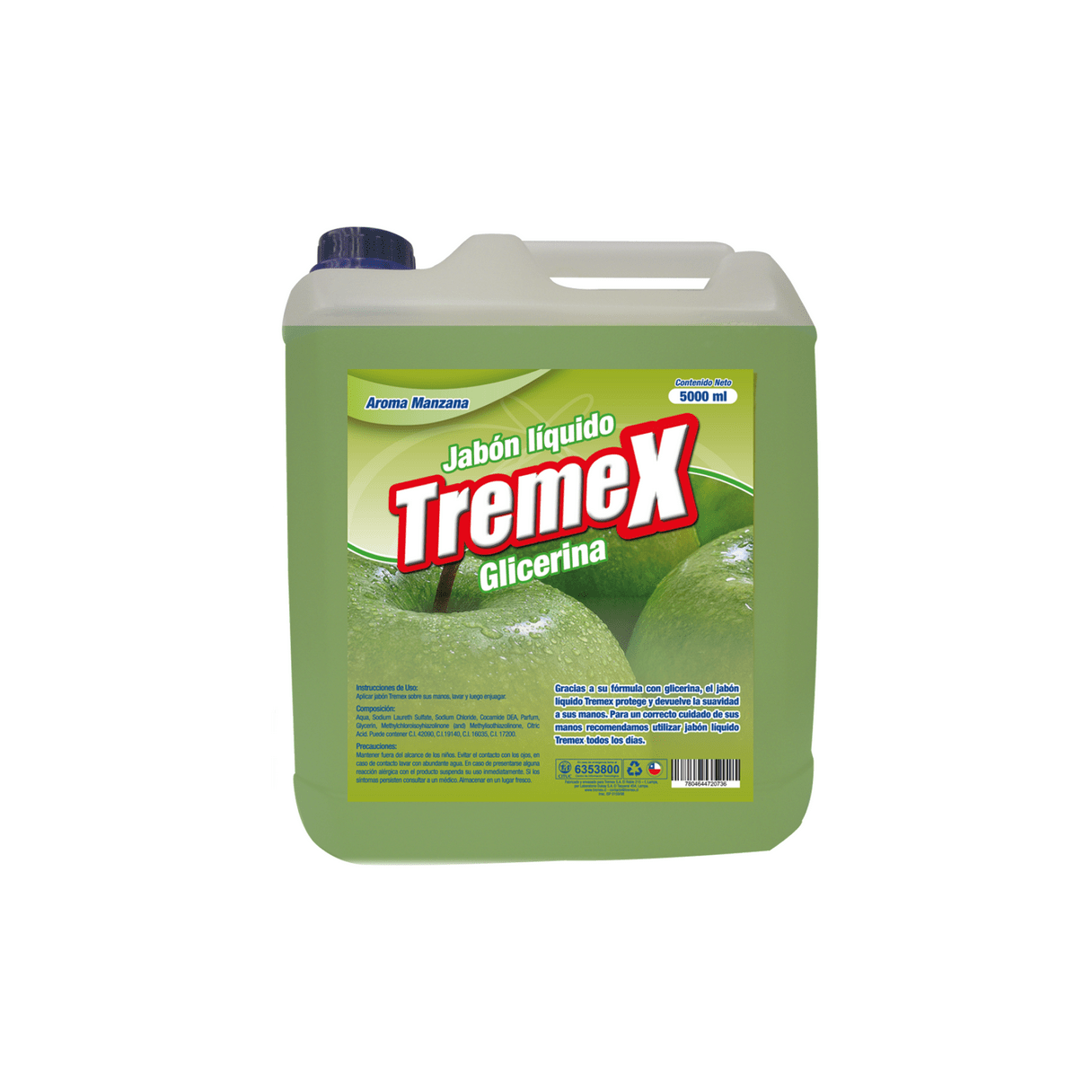 JABÓN LÍQUIDO TREMEX BIDON 5 LITROS  AROMAS  5