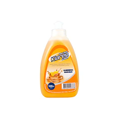 JABÓN LÍQUIDO KLAREN  CON DOSIFICADOR 340 ML AROMAS 