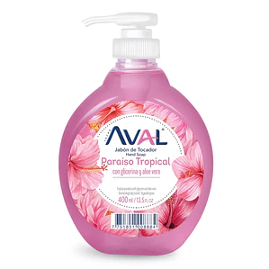JABÓN LÍQUIDO AVAL INTRA  400 ML AROMAS 
