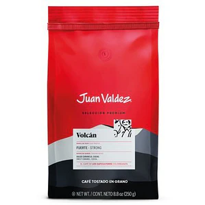 CAFÉ GRANO ENTERO JUAN VALDEZ VOLCÁN FUERTE 250 G