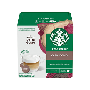 CÁPSULA NESCAFÉ DOLCE GUSTO STARBUCKS SABORES 12 CAPSULAS 