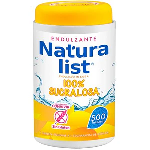 ENDULZANTE NATURALIST SUCRALOSA   TABLETAS
