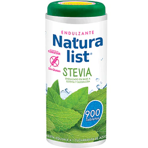 ENDULZANTE NATURALIST STEVIA TABLETAS