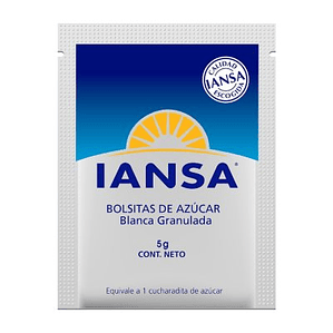 AZÚCAR BLANCA IANSA 5 G 800 SACHET
