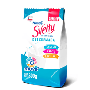 LECHE EN POLVO SVELTY DESCREMADA MOVE+ 800 G