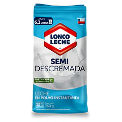 LECHE EN POLVO LONCOLECHE SEMIDESCREMADA 760 G