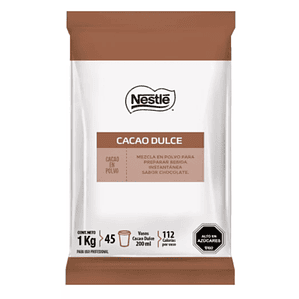 MEZCLA POLVO PARA CAFETERA MILANO CACAO DULCE 1 KG BOLSA