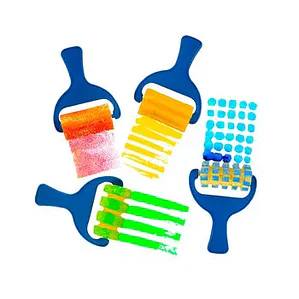  SET DE 4 RODILLOS DIFERENTES TEXTURAS.