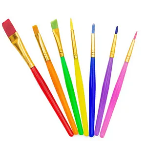 SET PINCELES ACRÍLICOS 7 UNIDADES