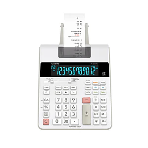 CALCULADORA SUMADORA FINANCIERA CON IMPRESORA CASIO FR-2650T 12 GRIS