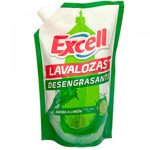 LAVALOZA LIQ. 1 LT. EXCELL D/PACK DESENGRASANTE