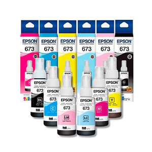 BOTELLA EPSON ORIGINAL T673 COLORES