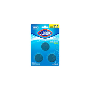 PASTILLA ESTANQUE CLOROX X 3 AZUL 40 GR