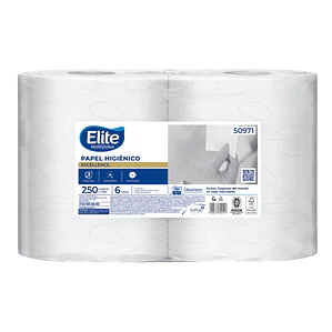 PAPEL HIGIÉNICO ELITE EXCELLENCE DOBLE HOJA 6 ROLLOS 250 M