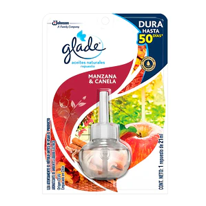 REPOSITO DESODORANTE AMBIENTAL GLADE ACEITE NATURALES AROMAS