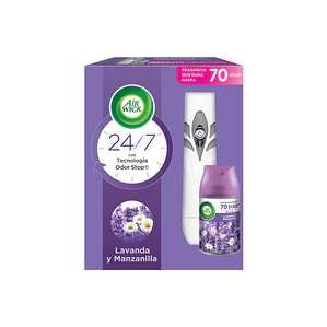 DESODORANTE AMBIENTAL AIRWICK FRESHMATIC + REPUESTO AROMAS