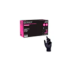 GUANTES DE EXAMINACIÓN TRESOR NITRILO SIN POLVO NEGRO 2