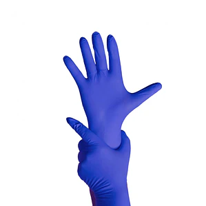 GUANTES INDUSTRIALES TOPSAFE NITRILO COBALTO