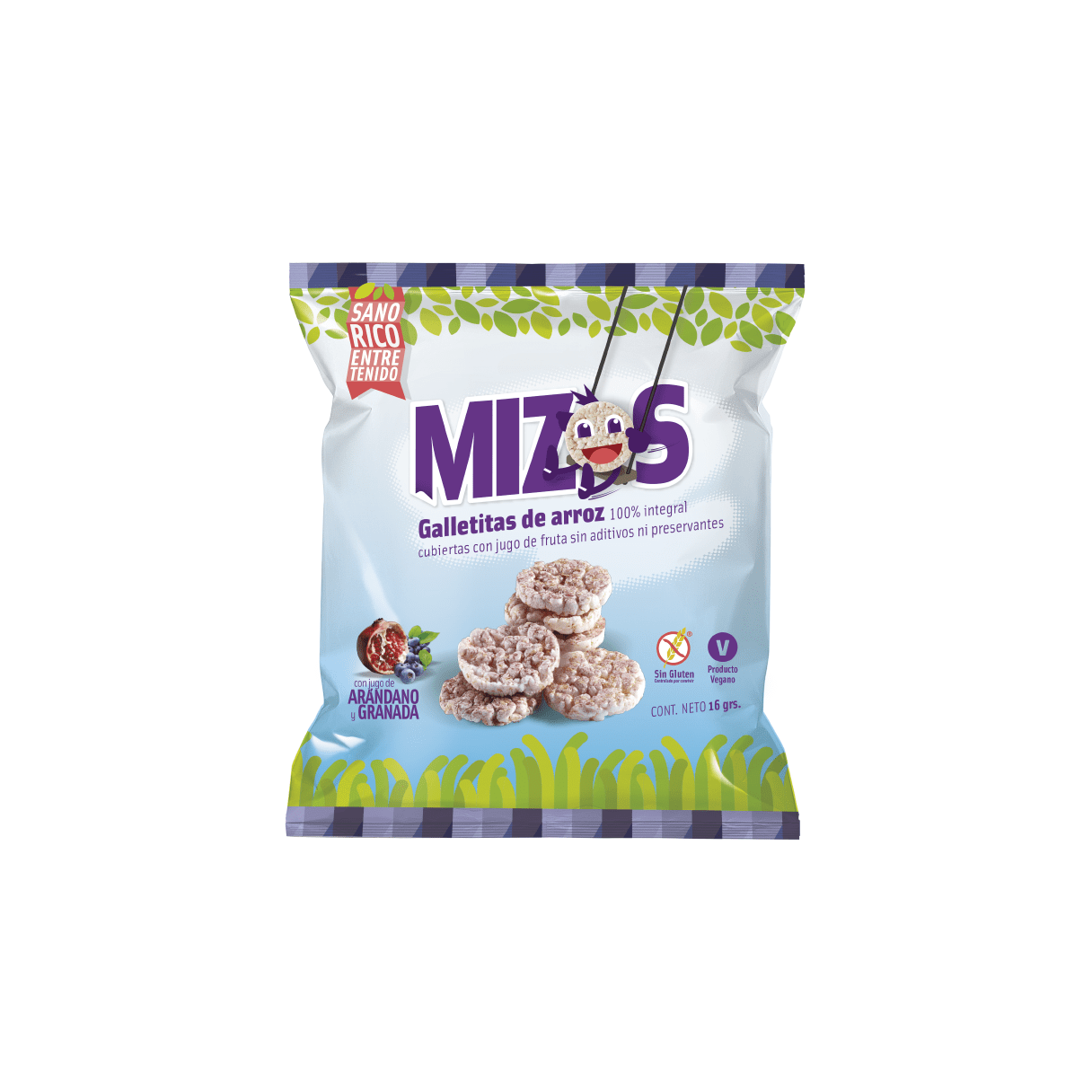 GALLETAS DE ARROZ MIZOS 16 G 5