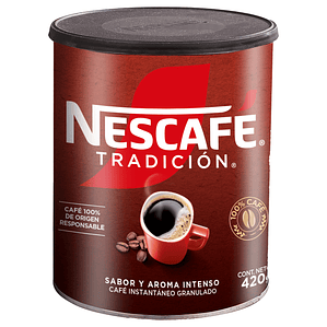 CAFÉ INSTANTÁNEO NESCAFÉ TRADICIÓN GRANULADO 420 G
