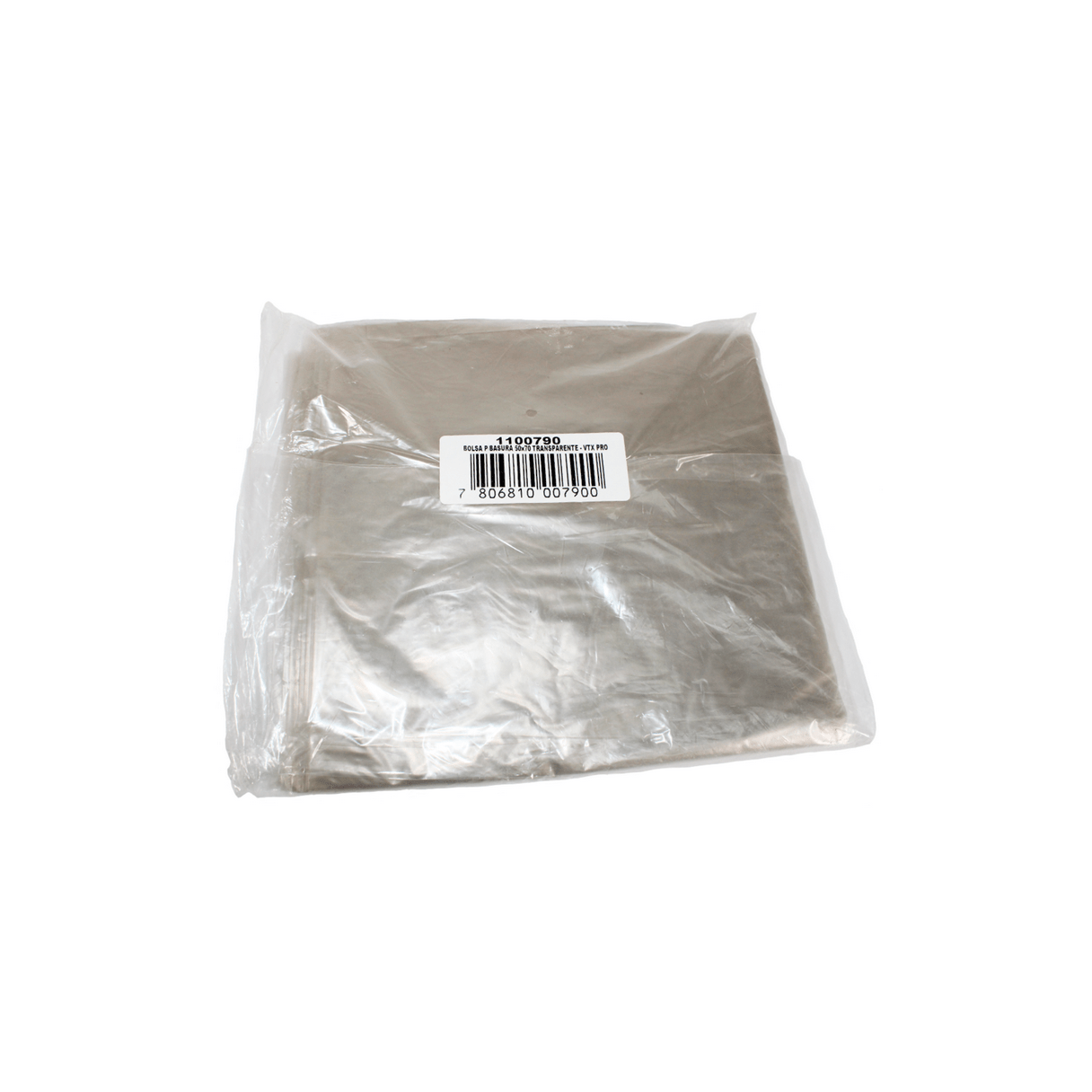 BOLSA DE ASEO VIRUTEX TRANSPARENTE 10 UNIDADES 