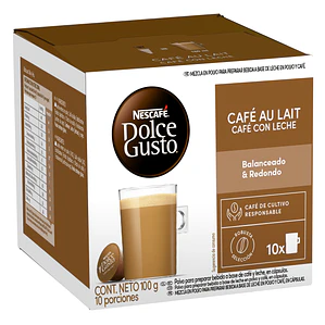 CÁPSULAS DOLCE GUSTO SABORES CAJA DE 10 CÁPSULAS 