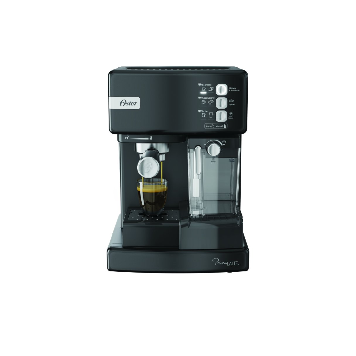 CAFETERA ESPRESSO OSTER PRIMA LATTE 6603R NEGRO 