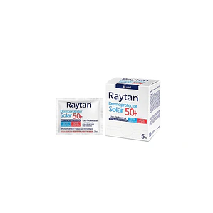PROTECTOR SOLAR RAYTAN FPS 50+ CAJA 40 SACHETS (5 ML C/U)