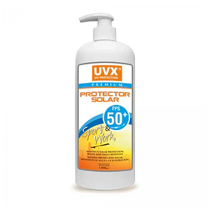 PROTECTOR SOLAR UVX FPS 50+ CON VÁLVULA DISPENSADORA